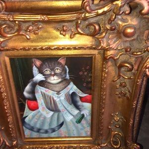Famous cat painting